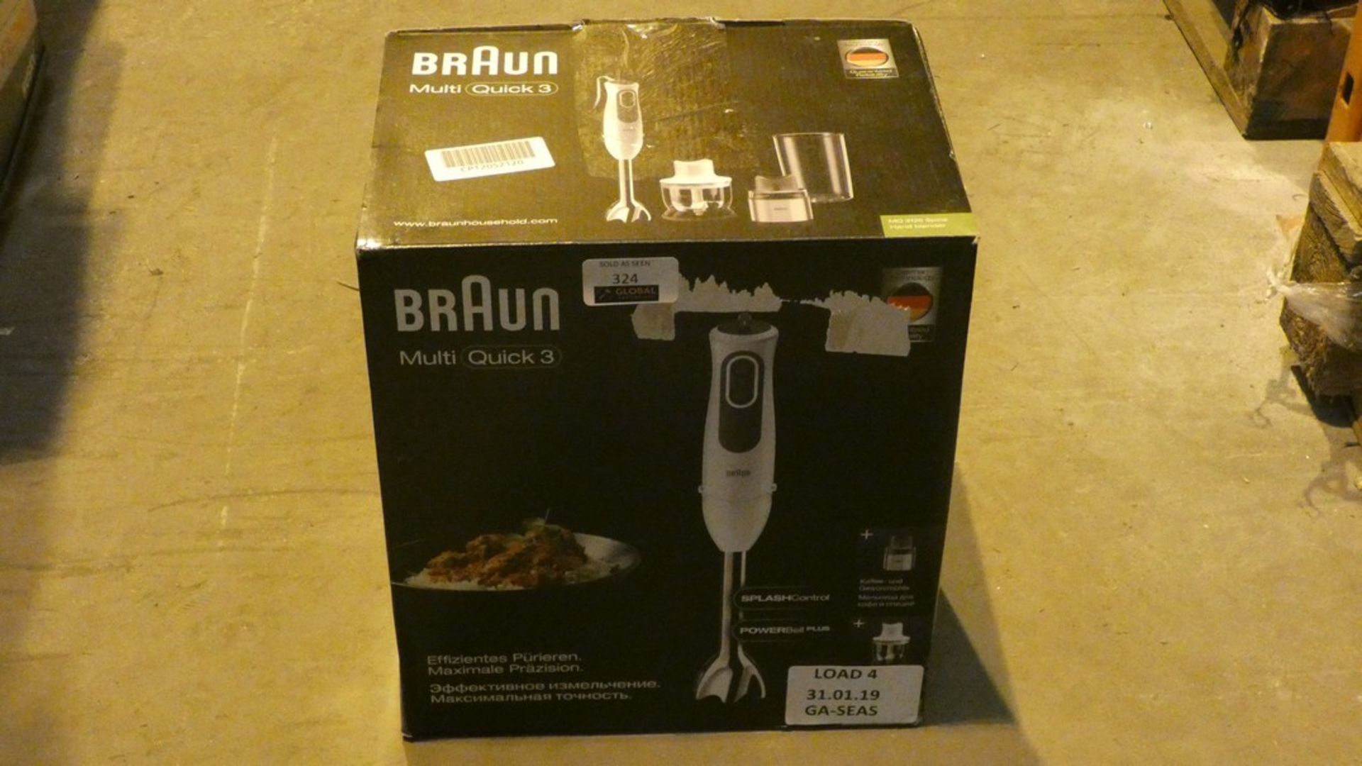 Boxed Braun Multi Quick Hand Blender RRP £55 (Customer Return)