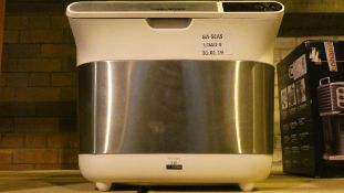 Unboxed Morphy Richards Stainless Steel and White Countertop Bread Maker £80 (Customer Return)