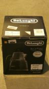 Boxed Delonghi Scultura 1.5L Cordless Jug Kettle RRP £100 (Customer Return)