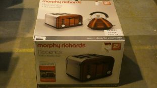 Boxed Morphy Richards Accents 4 Slice Toaster RRP £55 (Customer Return)