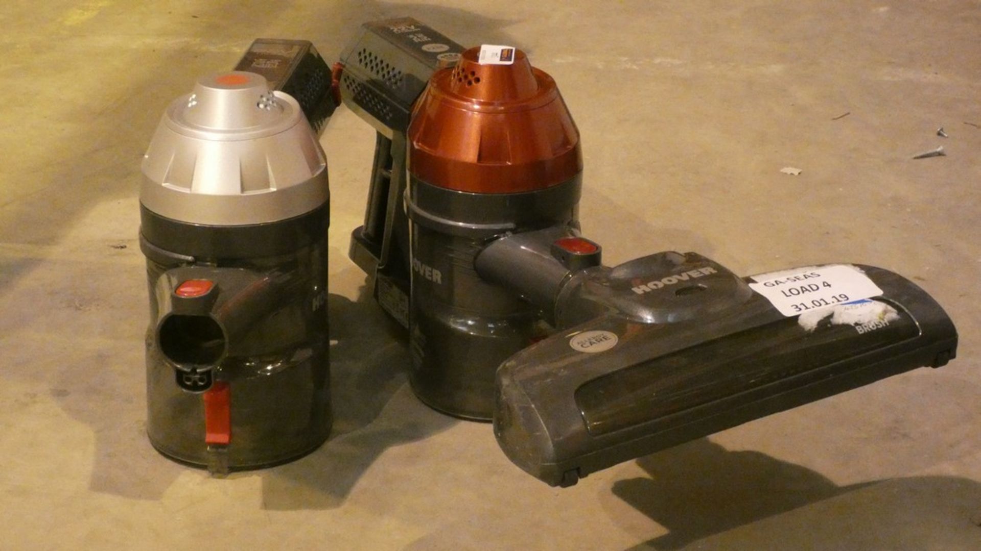 Lot to Contain 2 Assorted Hoover Handheld Vacuum Cleaners (Customer Return)