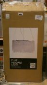 Boxed Home Collection Ellie Pendant Ceiling Light Fitting RRP £280 (Customer Return)