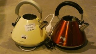 Lot to Contain 2 Unboxed Morphy Richards Dome Kettles RRP £45 Each (Customer Return)