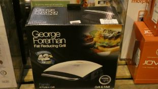 Boxed George Foreman Family 4 Portion Health Grill RRP £45 (Customer Return)
