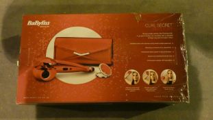 Boxed Babyliss Curl Secret Simplicity Hair Curling Set With Travel Set RRP £120