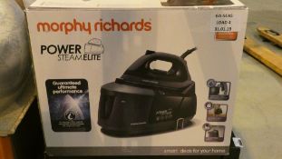Boxed Morphy Richards Power Steam Elite Steam Generating Iron RRP £200 (Customer Return)