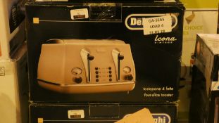 Boxed Icona Vintage 4 Slice Toaster RRP £60 (Customer Return)