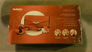 Boxed Babyliss Curl Secret Simplicity Hair Curling Set With Travel Set RRP £120 (Customer Return)