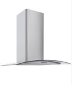 Boxed CG60SSPF 60cm Stainless Steel Chimney Cooker Hood RRP £50 (Customer Return)