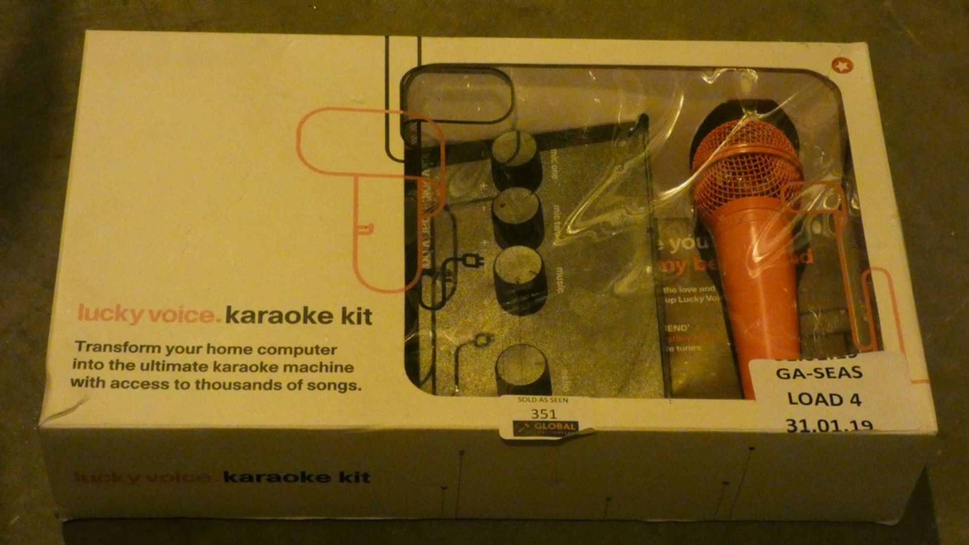 Boxed Lucky Voice Karaoke Kit RRP £65 (Customer Return)