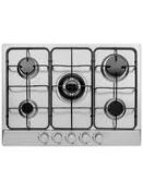 Boxed UBGHJ607 Stainless Steel 4 Burner Gas Hob RRP £70 (Customer Return)