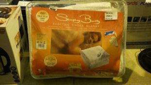 Bagged Sleeping Beauty Double Electric Heated Under Blanket RRP £55 (Customer Return)