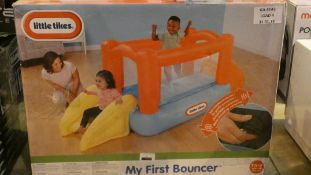 Boxed Little Tikes My First Bouncer Bouncy Castle With Slide RRP £90 (Customer Return)