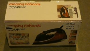 Boxed Morphy Richards Comfy Grip Steam Iron RRP £50 (Customer Return)