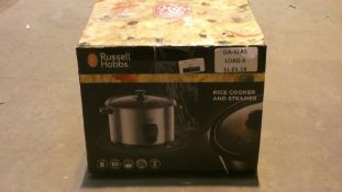 Boxed Russell Hobbs 10 Cup Capacity Rice Cooker and Steamer RRP £50 (Customer Return)