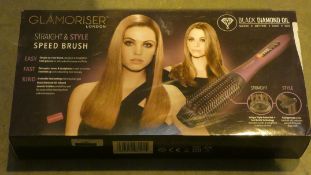 Boxed Glamoriser Straighten Style Brush RRP £100 (Customer Return)