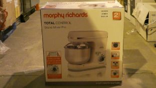 Boxed Morphy Richards Total Control Stand Mixer Pro RRP £120 (Customer Return)