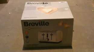 Boxed Breville Colours Collection cream 4 Slice Toaster RRP £60 (Customer Return)