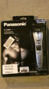 Boxed Panasonic ER-GB80S Rechargable Beard and Hair Trimmer RRP £70 (Customer Return)
