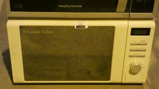 Cream Russell Hobbs Digital Display Microwave Oven RRP £50 (Customer Returns)