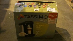 Boxed Tassimo Vivy 2 Compact Coffee Machine RRP £100 (Customer Return)