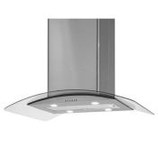 Boxed ISCG90SS 90cm Island Cooker Hood RRP £120 (Customer Returns)