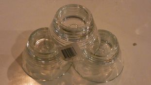 Lot to Contain 15 Small Glass Tealight Holders
