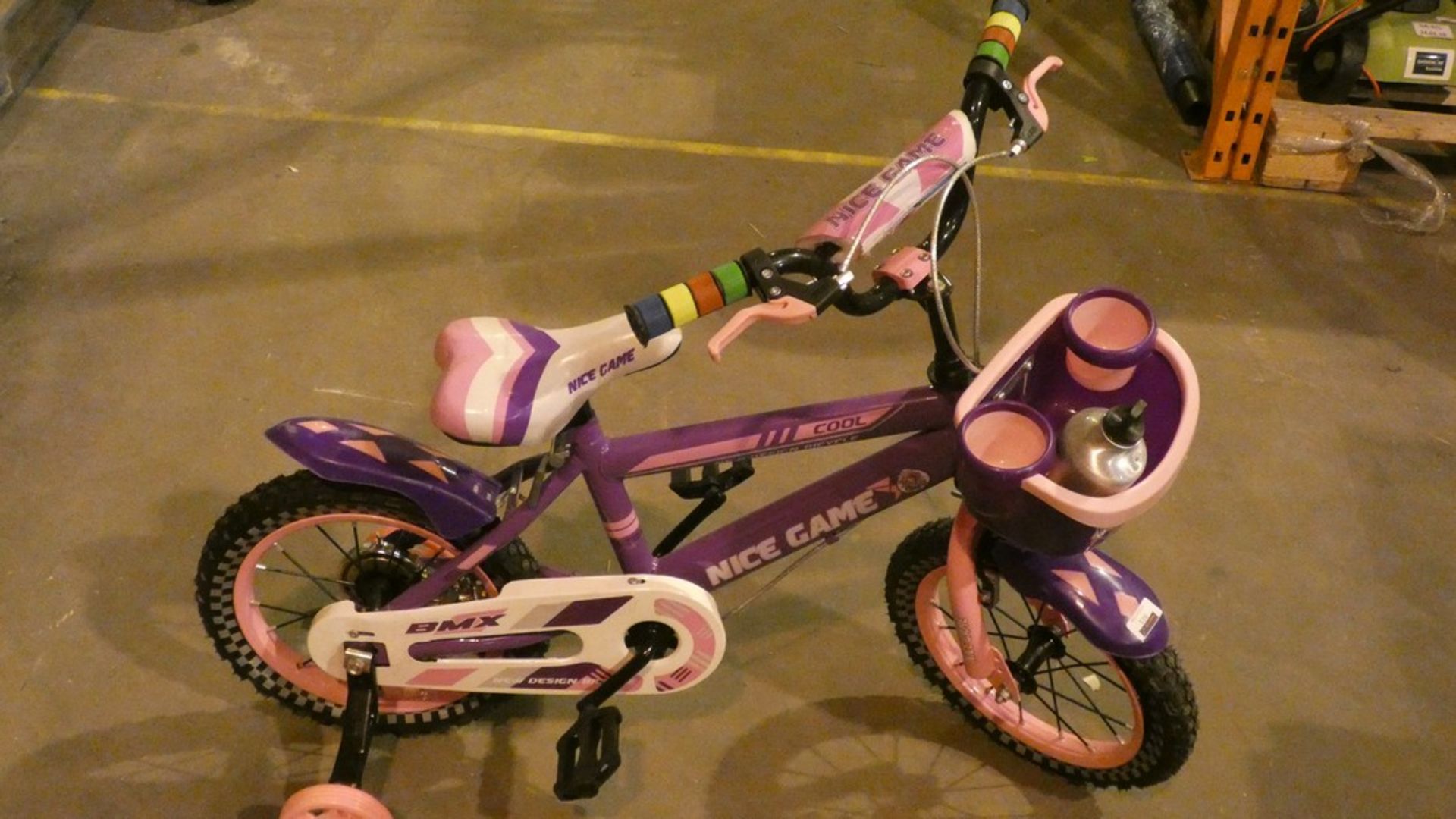 Boxed Nice Game Cool Design Childrens Purple Bike (Customer Return)