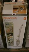 Boxed Morphy Richards 12 in 1 Upright Handheld Steam Cleaner RRP £90 (Customer Return)