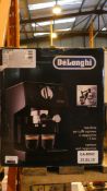 Boxed Delonghi 15 Bar Expresso Cappuccino Coffee Maker RRP £95 (Customer Return)