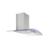 Boxed UBLED 90cm Curved Glass Cooker Hood With LED Lighting RRP £120 (Customer Return)