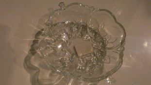 Lot to Contain 17 185mm Sweet Hearts Glass Dishes By Walter