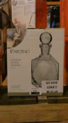 Boxed Krosno Vintage HandMade Glass Decanter RRP £100