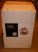 Boxed Home Collection Juliana Pendant Ceiling Light Fitting RRP £45 (Customer Return)