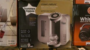 Boxed Tommee Tippee Closer To Nature Perfect Preparation Machine RRP £150 (Customer Return)