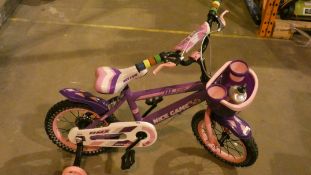 Nice Game Cool Design Childrens Purple Bike (Customer Return)