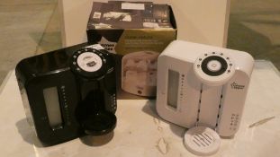 Lot to Contain 3 Assorted Boxed and Unboxed Tommee Tippee Perfect Preparation Machines (Customer