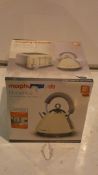 Boxed Morphy Richards Accents 1.5L Kettle In Ivory Cream RRP £60 (Customer Return)