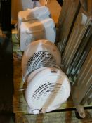 Lot to Contain 4 Assorted CounterTop Fan Heaters (Unboxed Customer Returns)