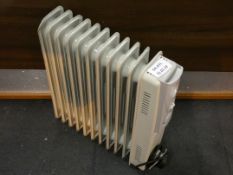 Lot to Contain 3 Electrically Heated Oil Filled Radiators With Dual Settings (Unboxed Customer