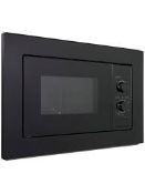 Boxed UBPBK20LC Built In Black Microwave Oven RRP £150 (Customer Return)