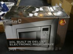 Boxed CATA 20L Built In Deluxe Microwave RRP £140 (Customer Return)