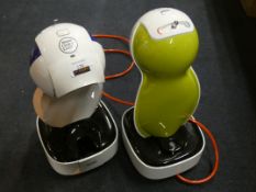 Lot to Contain 2 Assorted Nescafe Dolce Gusto Colours Range Coffee Makers Combined RRP £220 (Unboxed