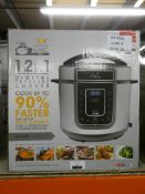 Boxed Pressure King 12 in 1 Digital Pressure Cooker RRP £70 (Customer Return)