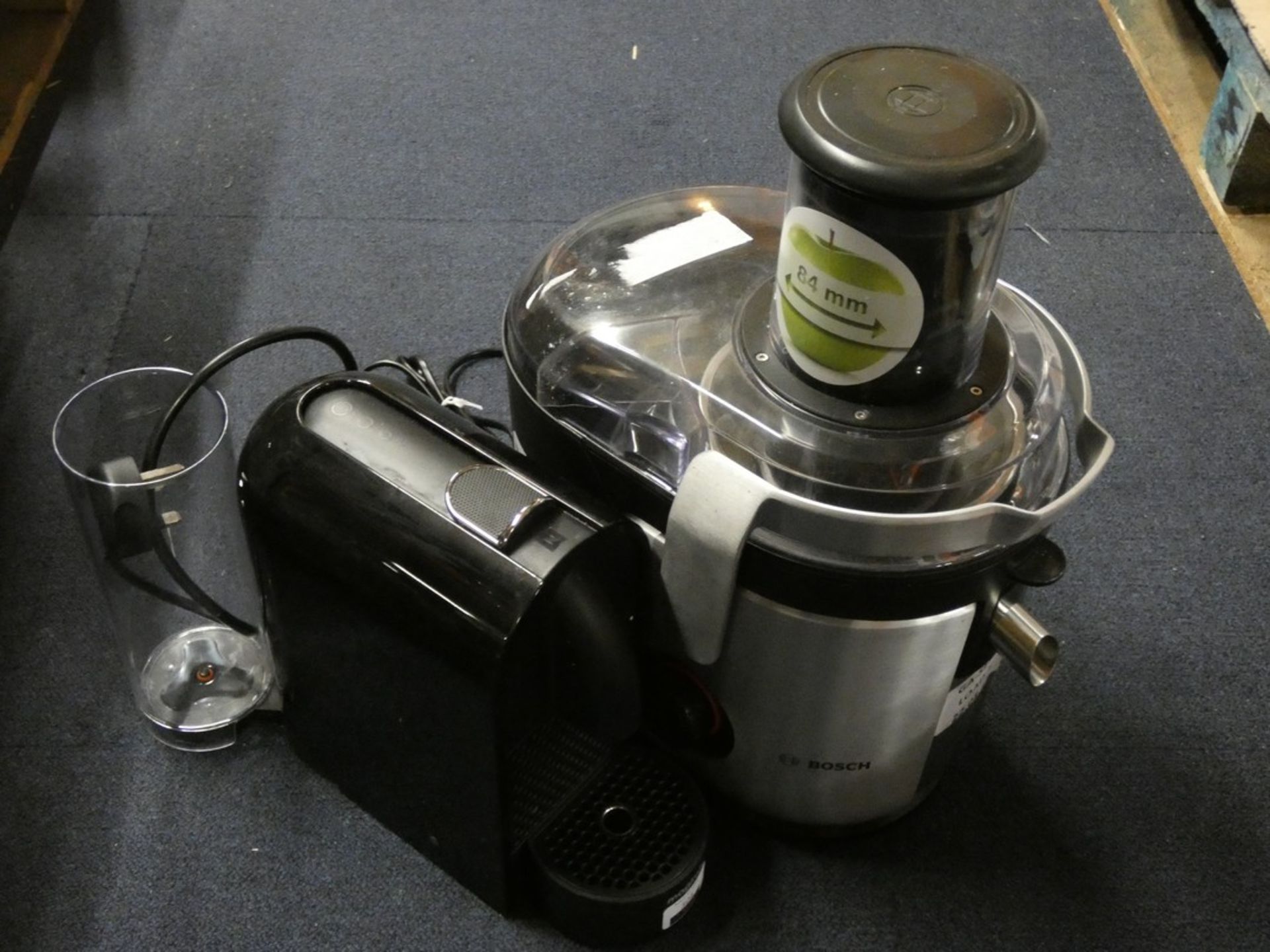 Lot to Contain 2 Assorted Items To Include A Magimixx Cappuccino Coffee Maker and A Bosch Fruit