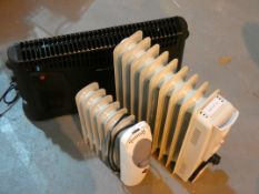 Lot to Contain 3 Assorted Convection Heaters and Oil Filled Radiators (Unboxed Customer Returns)