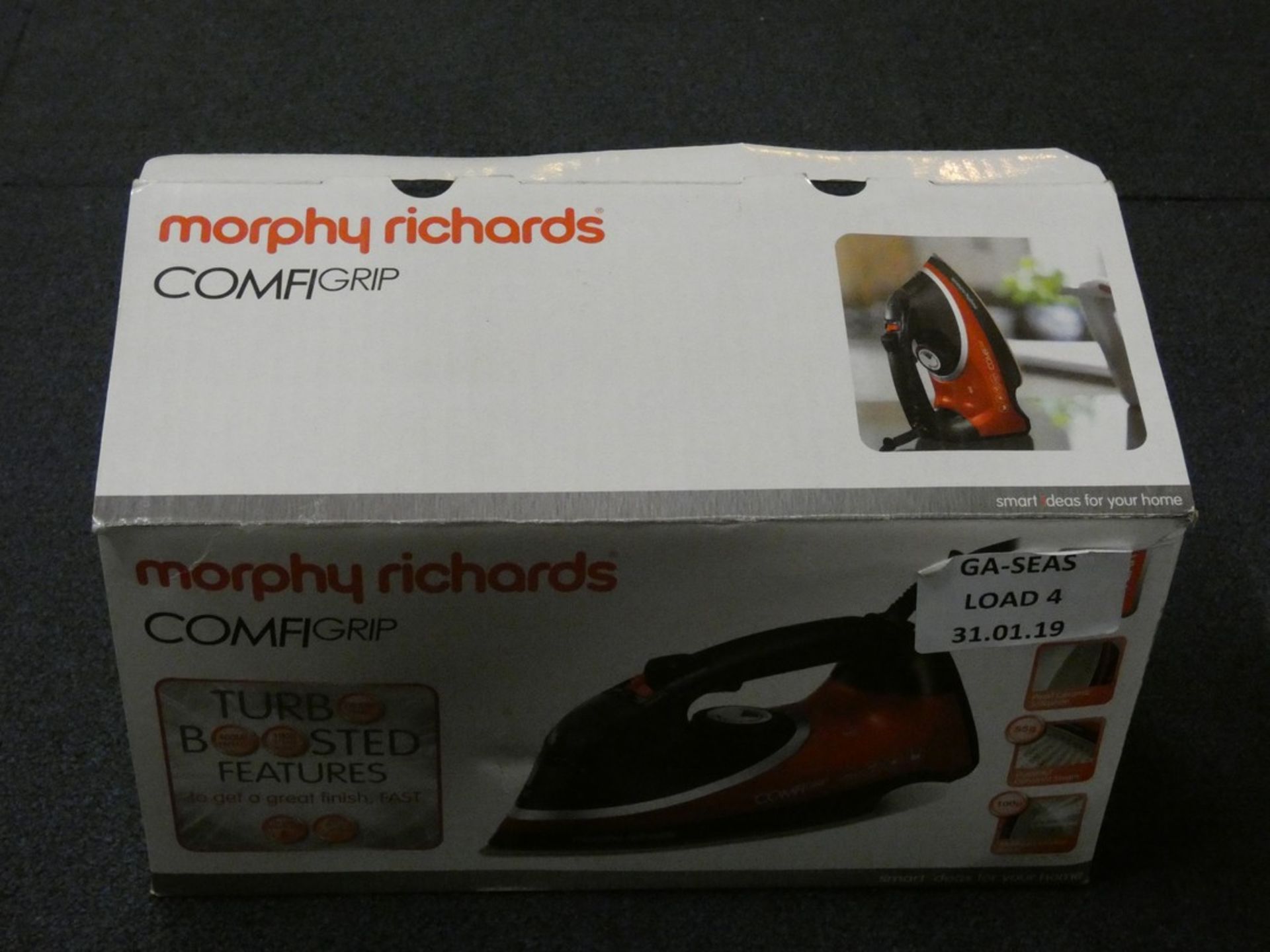 Boxed Morphy Richards Comfy Grip Steam Iron RRP £40 (Customer Return)