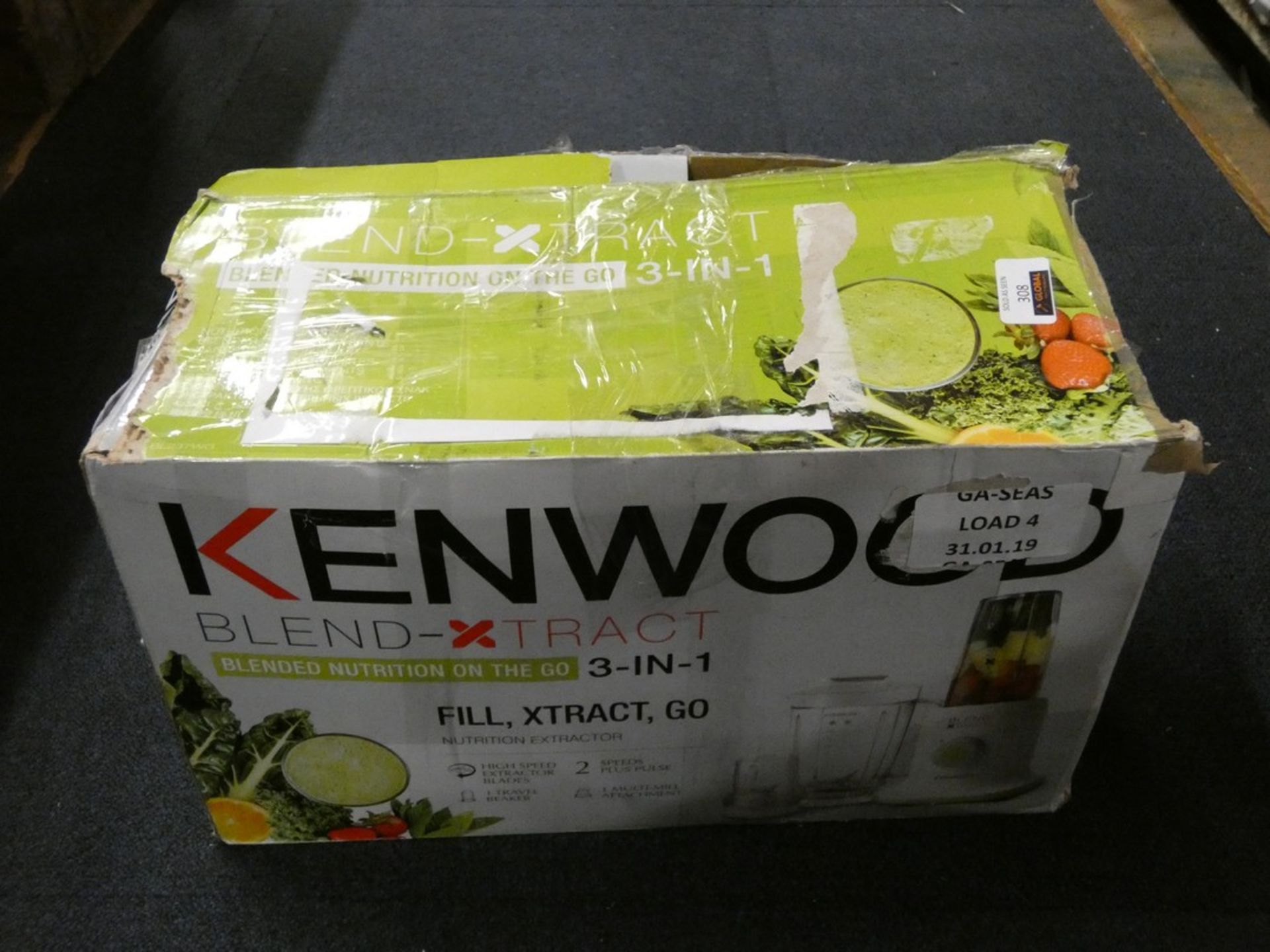 Boxed Kenwood Blend X 3 in 1 Nutritional Juicer and Blender RRP £50 (Customer Return)