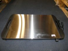 Giles and Posner Stainless Steel Warming Plate RRP £50 (Unboxed Customer Return)