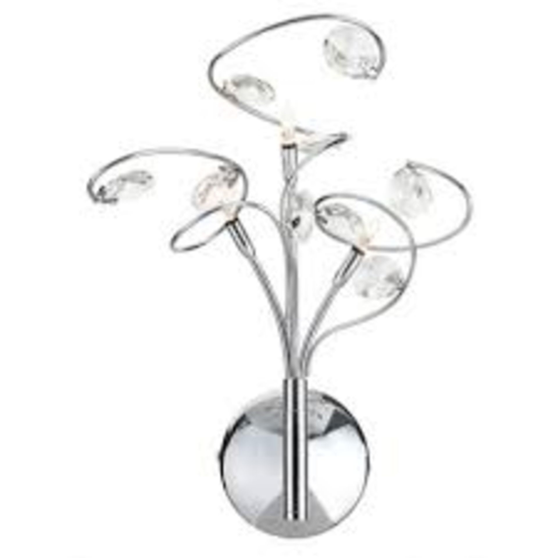 Lot to Contain 2 Hannah Designer Stainless Steel Wall Lights Combined RRP £80 (Customer Return)